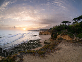 Sonnenuntergang in der Algarve
