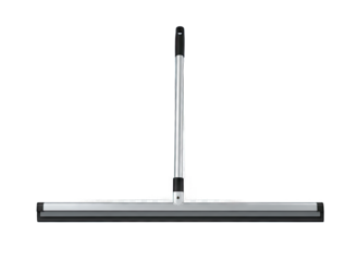 Squeegee With Metal Handle For Cleaning Windows And Smooth Surfaces In Studio Lighting Isolated On Transparent Background