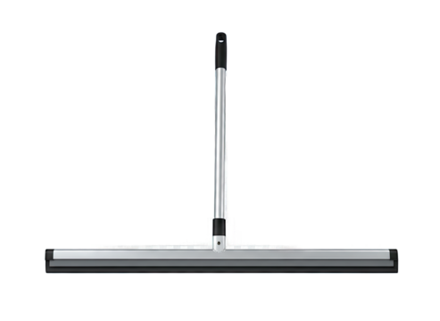 Squeegee With Metal Handle For Cleaning Windows And Smooth Surfaces In Studio Lighting Isolated On Transparent Background