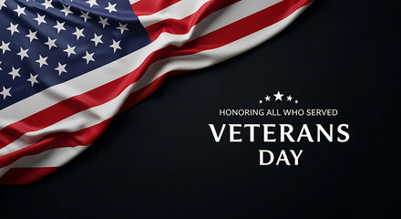 american flag on blue background