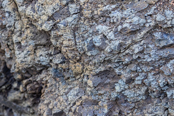 Weathered basalt. Koʻolau Range / shield volcano. Moanalua Valley & Moanalua Ridge Trail to the Haiku Stairs (Stairway To Heaven), Honolulu, Oahu, Hawaii. Koolau Basalt / Tholeiitic basalt. Oxidized
