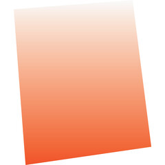 Subtle Orange White Gradient Square Shape With Smooth Transition And Clean Design On Transparent Background Subtle Abstract Background