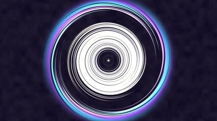 Centralized, swirling energy pattern with dynamic color shifts, simulating a cosmic vortex or a singularity point in space.  - Powered by Adobe