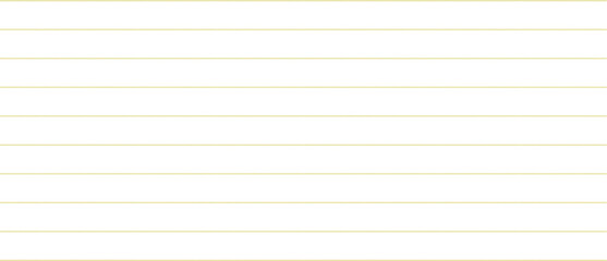 手描きノート罫線 背景素材 イエロー