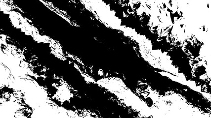 Fototapeta premium Abstract black and white textured background with rough edges
