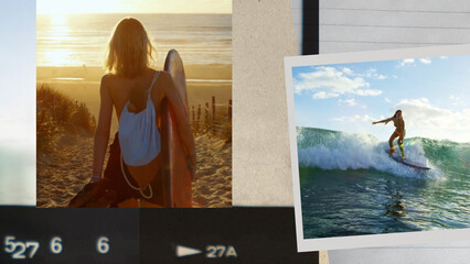 Slide Along Collage Transition With Media Replacements 2