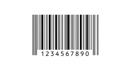 Generic UPC Barcode with Numbers 1234567890 for Product Identification and Retail Inventory Management