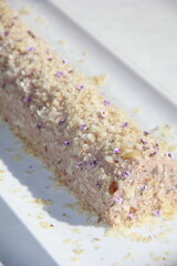 Creamy chicken and walnut pâté—rich, delicate, and perfect as a gourmet spread or elegant appetizer for any occasion.