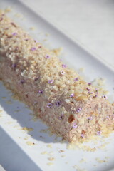 Creamy chicken and walnut pâté—rich, delicate, and perfect as a gourmet spread or elegant appetizer for any occasion.