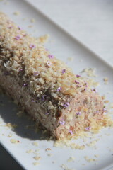 Creamy chicken and walnut pâté—rich, delicate, and perfect as a gourmet spread or elegant appetizer for any occasion.