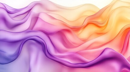 Abstract Flowing Silk Fabric Background
