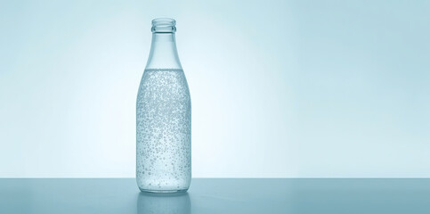 Sparkling Beverage Bottle 'Coming Soon' Teaser High-End Minimalist  for Ad Campaigns, Product Launches & Refreshing Drink Marketing