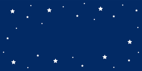 Fototapeta premium Dark blue starry night background