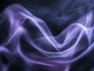 Abstract Purple Flowing Fabric Texture