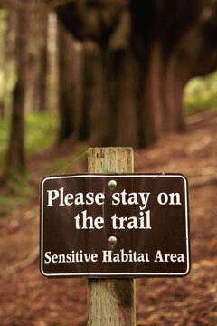 Sensitive Habitat Area Signage