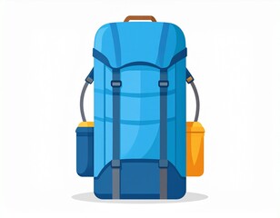 Minimal Flat Polar Survival Food Vector for Expedition