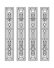 stained glass art design line windows