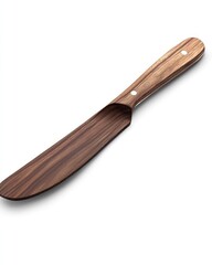 Elegant Wooden Spreader Knife Isolated