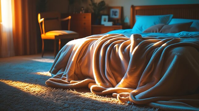 Cozy bedroom morning light warm blanket pictures