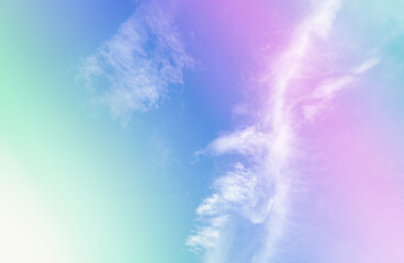 Naklejka premium Beautiful multi-colored pastel background and light flare.