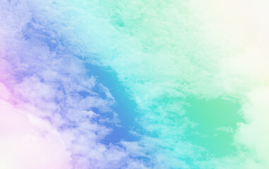 Naklejka premium Beautiful multi-colored pastel background and light flare.