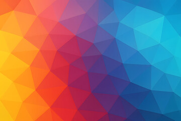 Colorful low‑poly geometric gradient background