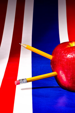 Pencils and Apple
