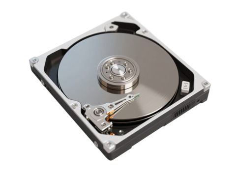 Retro Vintage Hard Disk Transparent Background
