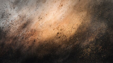 Celestial event in space cosmic dust clouds abstract art dark environment close-up view universe concept