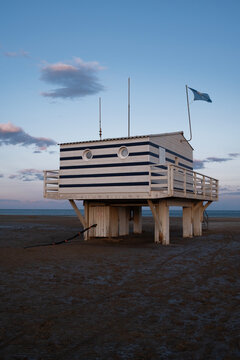 Lifeguard Hut at Dusk