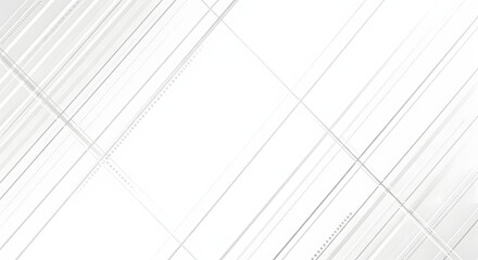 Abstract White Geometric Lines Pattern Background.