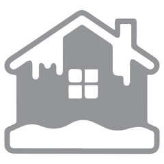 Snowy House Icon