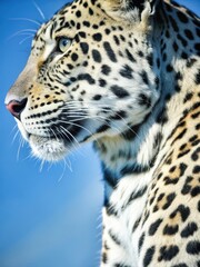 Fototapeta premium Close-up Photography of a Leopard's Fur Texture and Patterns in Stunning Detail