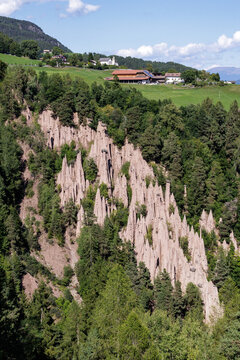 View of the landscape in South Tyrol