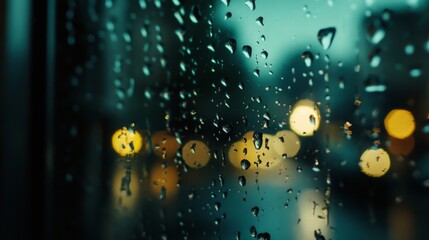 very beautiful and fresh raindrops