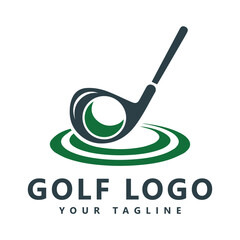 Golf logo icon vector template