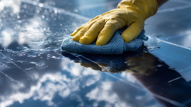 Cleaning Solar Panels for Optimal Efficiency and Performance Using Safe Techniques with Eco-Friendly Products