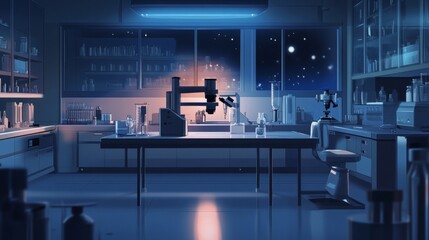 Scientific and medical research laboratories