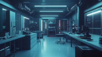 Scientific and medical research laboratories