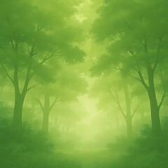 숲 속의 평화로운 정경