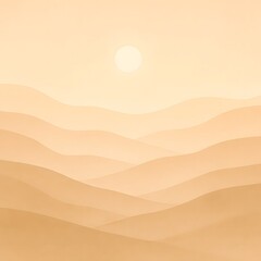 고요한 황혼의 언덕