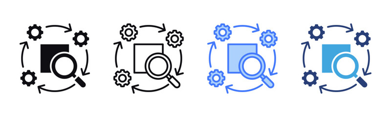 Task Integration icon sheet multiple style collection