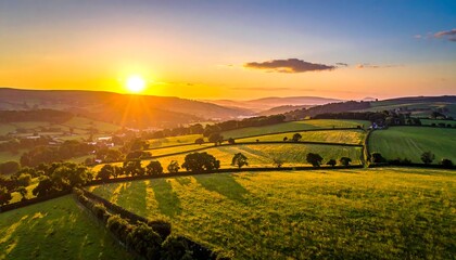 Scenic rural landscape at sunset (3)