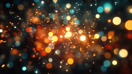 the glow of the night lights is pleasing to the eye