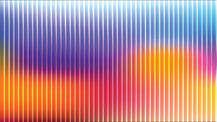 Glass gradient surface in teal and navy tones, luminous ripple waves, smooth blur distortion, abstract reeded vertical displacement, futuristic flow.