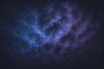 Fototapeta premium Vibrant Cosmic Nebula with Star Clusters: A Deep Space Exploration Background Depicting Distant Galaxies