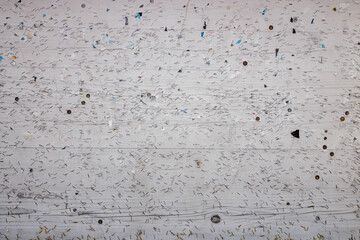 White empty pinboard