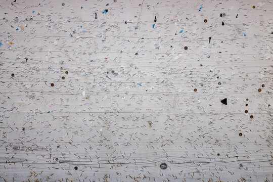 White empty pinboard