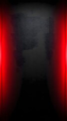 Dark textured background with glowing red edges and fine grain offering ample central copy space