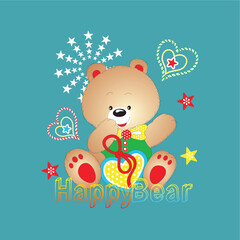 bear happy.eps